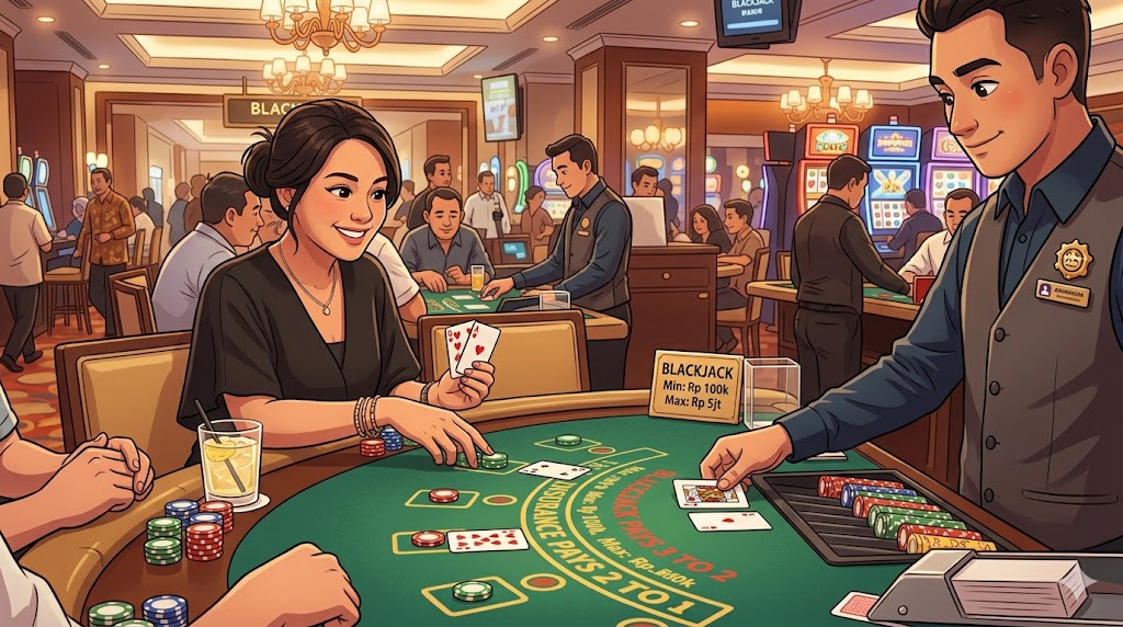 Blackjack Real Deal Seru di OLE777 Casino Online